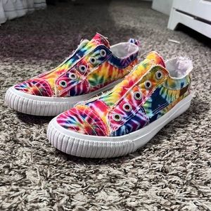 Tie Dye Blowfish slip ons